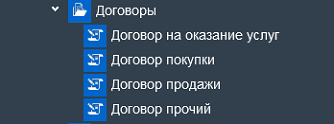 Иллюстрация к разделу «Договоры». Контекст: Бухгалтерия → Главный бухгалтер → Документы.