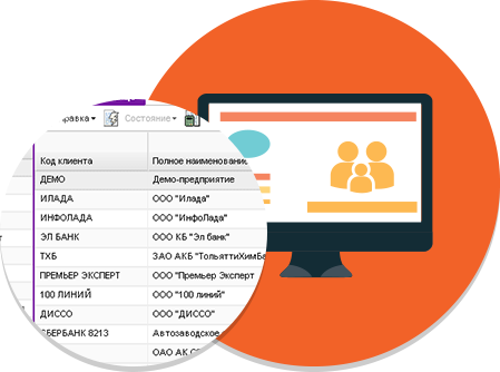 Представление клиентов в CRM Рули24